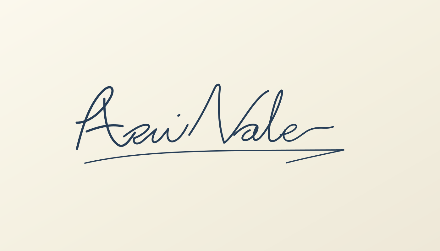 Fictional handwriting on cream paper and the actual transparent result